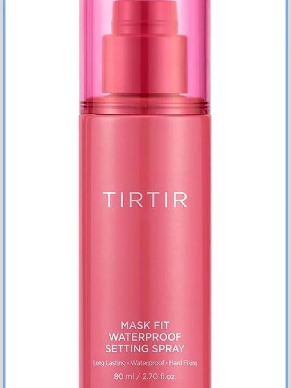 TIRTIR Mask Fit Makeup Fixer & Waterproof Setting Spray Duo — Red and Pink